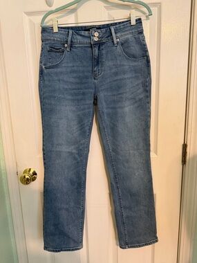 Hudson Jeans Medium Blue Straight-Leg Women's Jeans